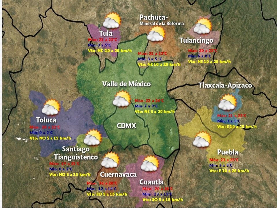 Frente frío 8 mantendrá las bajas temperaturas en todo el país - VDM2311