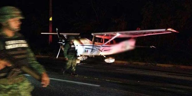 Incautan 431 kilos de mariguana y una aeronave en Baja California