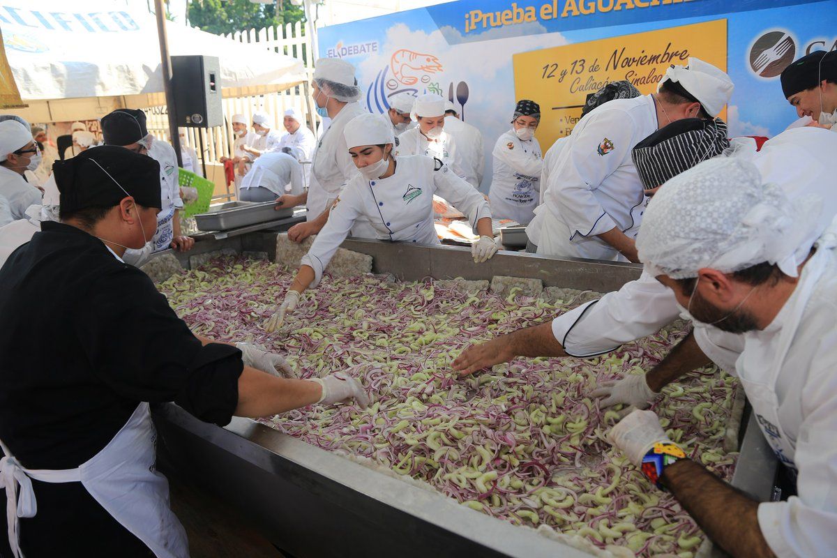 Preparan en Sinaloa el aguachile más grande del mundo