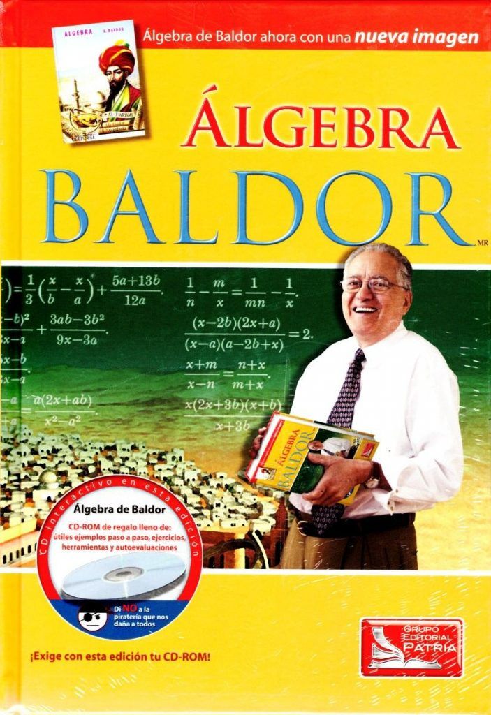 ¿Quién fue Baldor, el autor de los libros de matemáticas? - algebra-2ed-con-cd-baldor-aurelio-patria-D_NQ_NP_14823-MLM20091330060_052014-F-703x1024