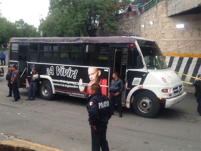 Pasajero de transporte público mata a delincuentes en Naucalpan