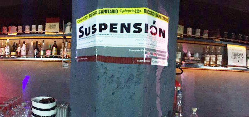 Mala Copa clausura dos bares en la Cuauhtémoc