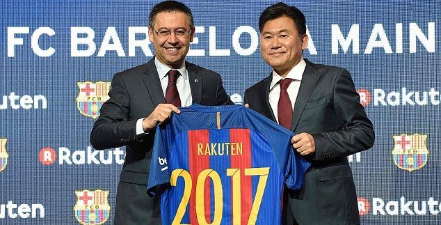 Rakuten el nuevo patrocinador oficial del Barcelona
