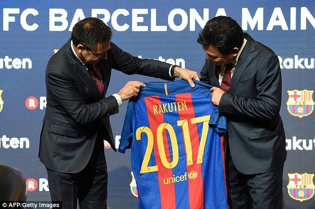Rakuten el nuevo patrocinador oficial del Barcelona - barca