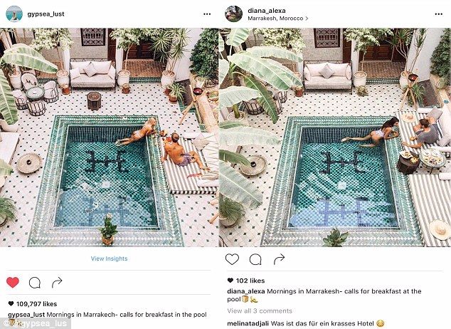 Mujer descubre en Instagram a imitadora que la sigue por el mundo - blogger-5