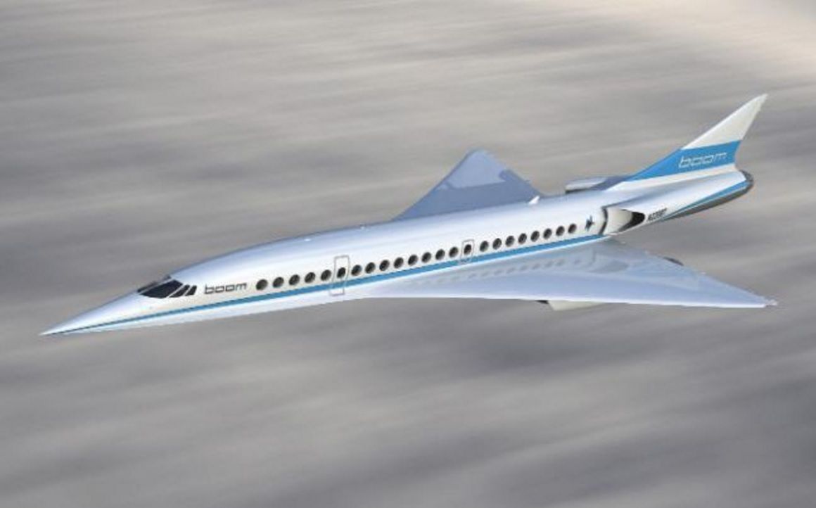 Presenta Branson prototipo de avión que viajará de Londres a Nueva York en 3 horas - boom-avión-supersonico-branson-virgin-XB-2