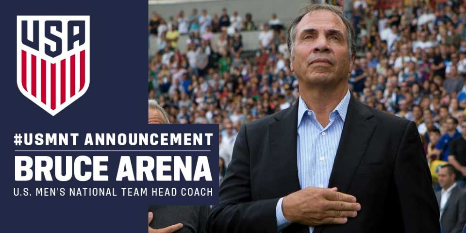Bruce Arena nuevo entrenador de Estados Unidos