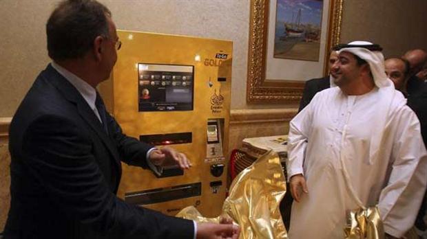 El cajero automático que expide lingotes de oro en Abu Dhabi