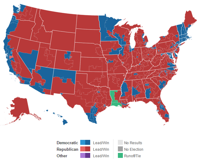 Resultados electorales en EE.UU. - camara-de-representantes