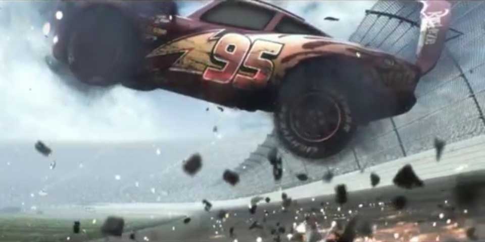 Rayo McQueen sufre accidente en teaser de ‘Cars 3’