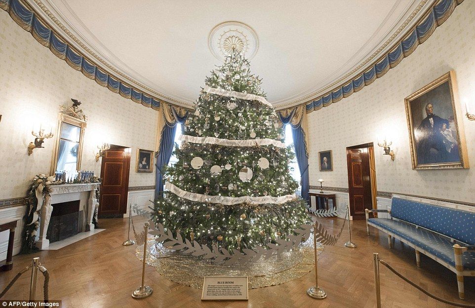 La última Navidad de Michelle Obama en la Casa Blanca - casa-blanca-navidad-12