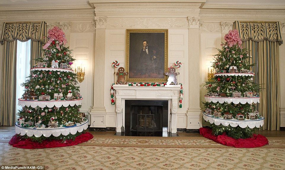 La última Navidad de Michelle Obama en la Casa Blanca - casa-blanca-navidad-3