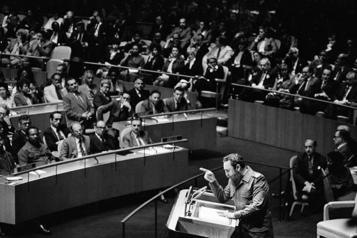 Galería: repaso a la vida de Fidel Castro - castro-11-A-speech-at-the-United-Nations-in-October-1979.-Relations-between-the-United-States-and-Cuba-thawed-briefly-in-the-1970s-during-Jimmy-Carter’s-presidency.