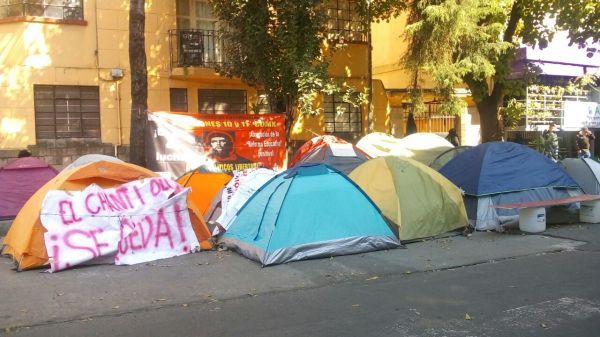 Vecinos exigen retirar campamento de colectivo ‘Chanti Ollin’