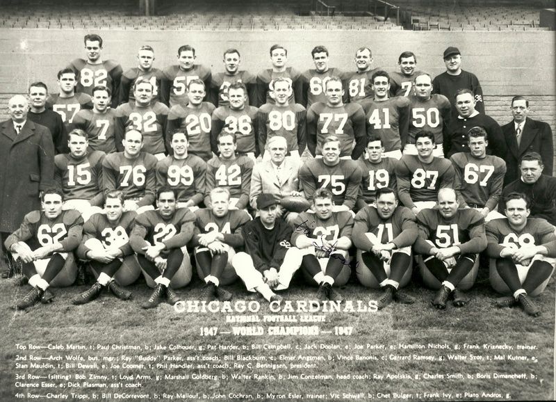 Las rachas más largas sin repetir un campeonato - chicago-cardinals-1947