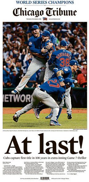 ¡Cachorros campeones! - chicago-tribune