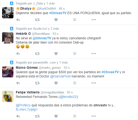 Chivas TV presenta fallas en la vuelta contra América - chivas-tv-quejas-2