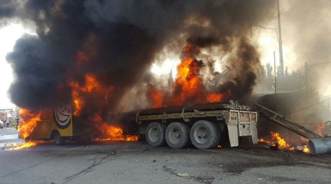 Choque de tráiler en la carretera Naucalpan-Toluca deja un muerto