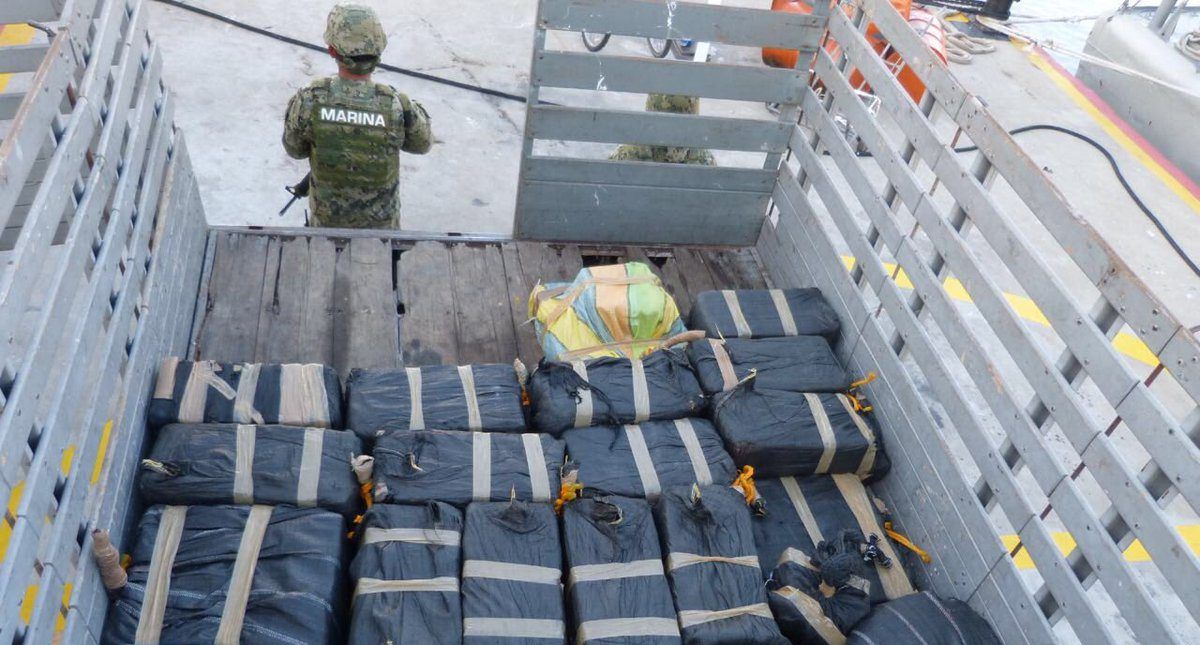 Marina decomisa más de media tonelada de cocaína en Chiapas