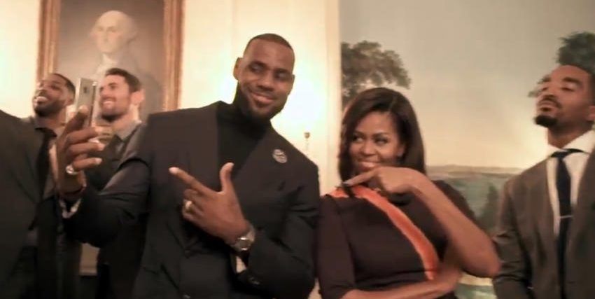 Video: ‘Mannequin Challenge’ de los Cavs con Michelle Obama
