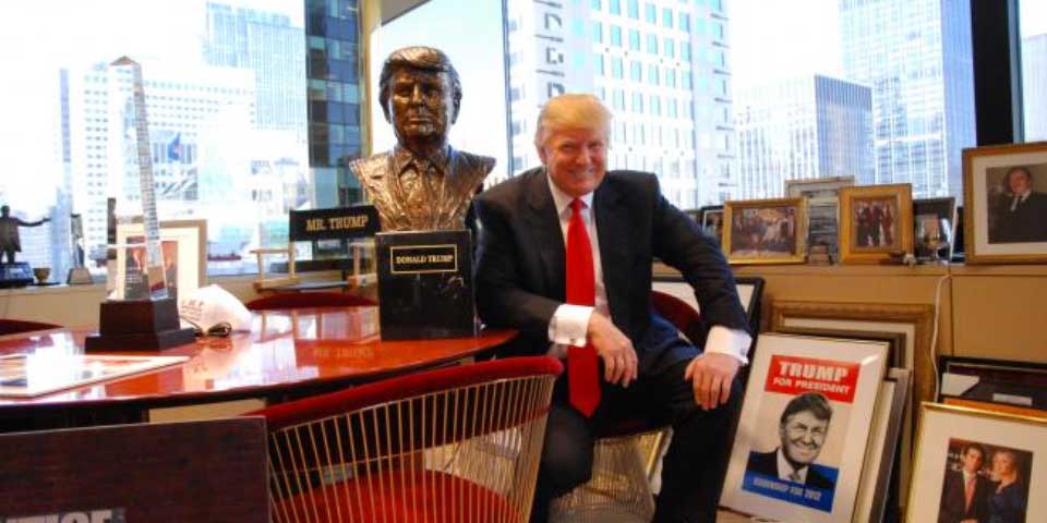 El mexicano que creó una escultura para Donald Trump