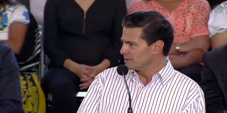 EPN llama a terminar la violencia hacia mujeres
