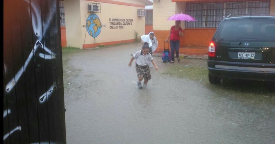 Reportan daños en escuelas de Tamaulipas por lluvias - escuelas-tamaulipas-lluvias-2