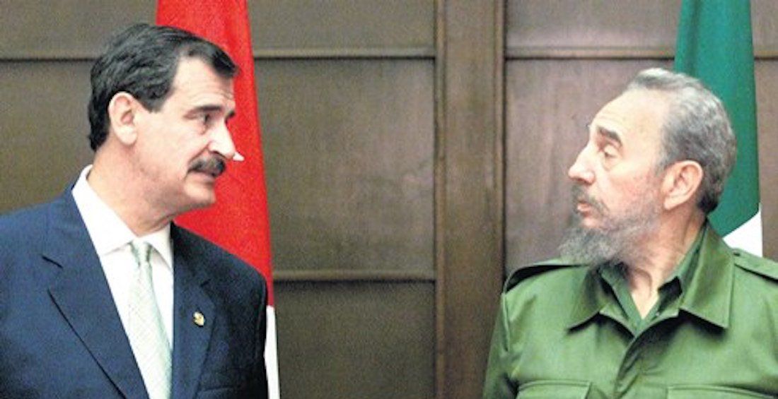 Fidel Castro comió y se nos fue: Vicente Fox
