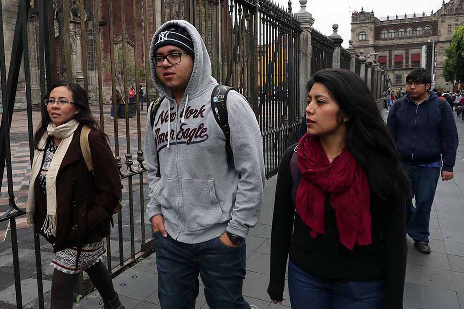 Ambiente frío y bancos de niebla en el Valle de México