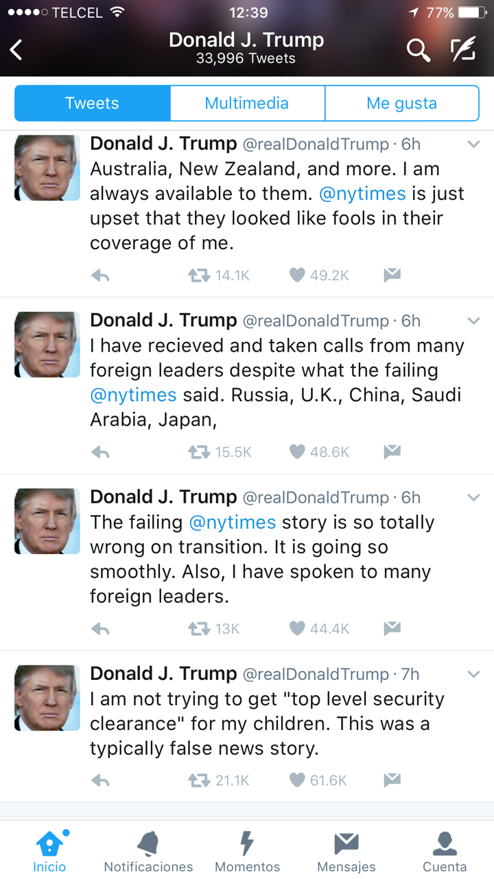 Donald Trump ataca al NYT en Twitter - image1-1