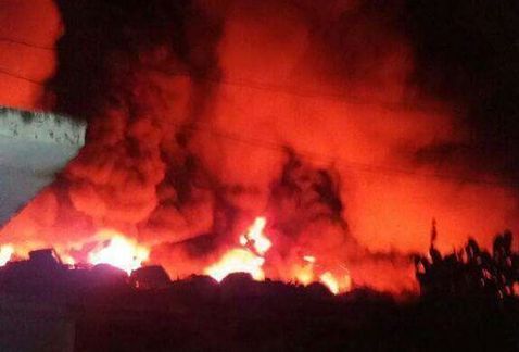 Se incendia planta de reciclaje en Nuevo León - incendio-nuevo-leon