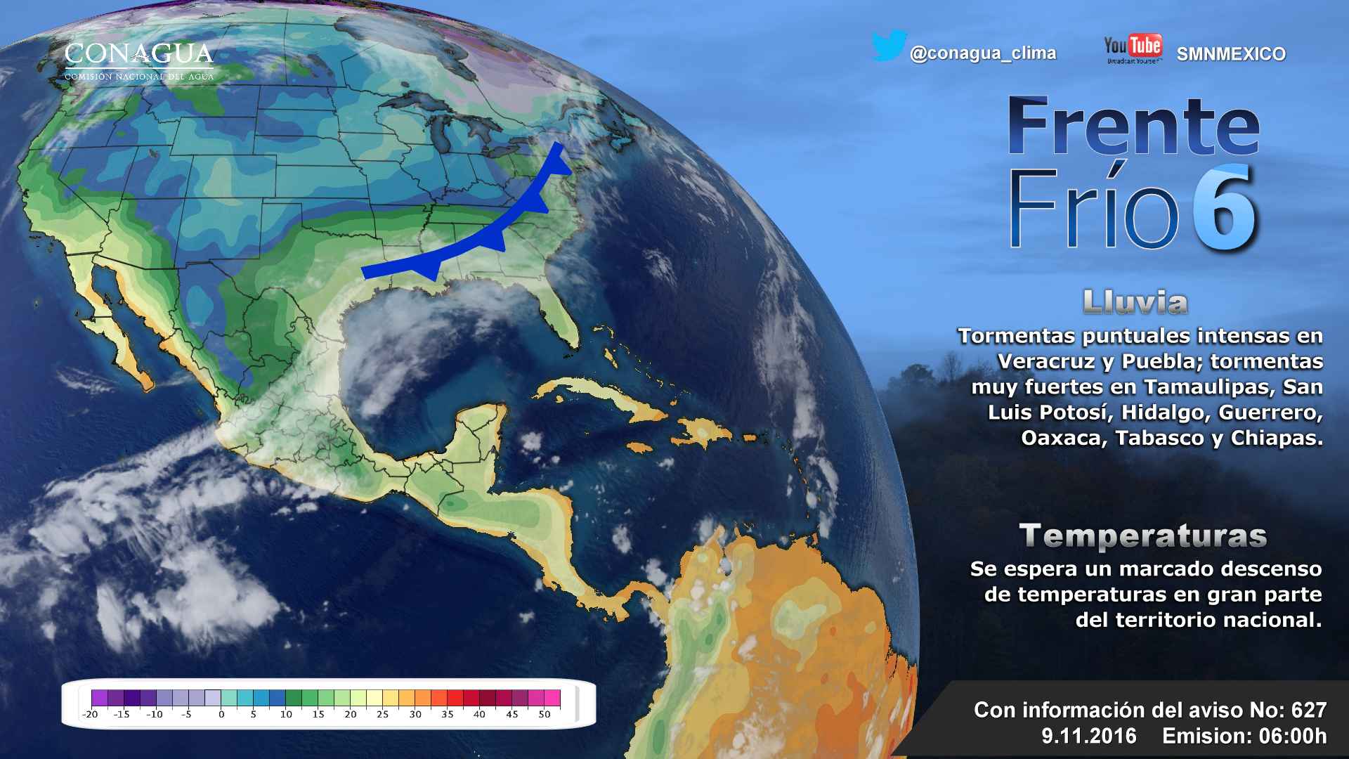 Tormentas intensas impactarán la mayor parte del país - infografia_general