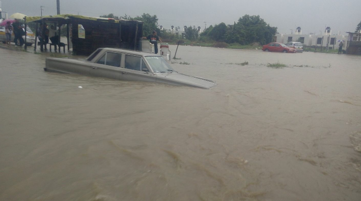 Inundaciones en Tamaulipas afectan los municipios de Tampico, Altamira y Madero