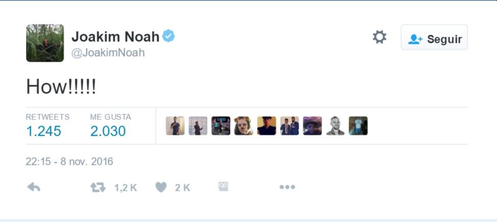 Deportistas reaccionan al triunfo de Trump - joakim-noah-copia