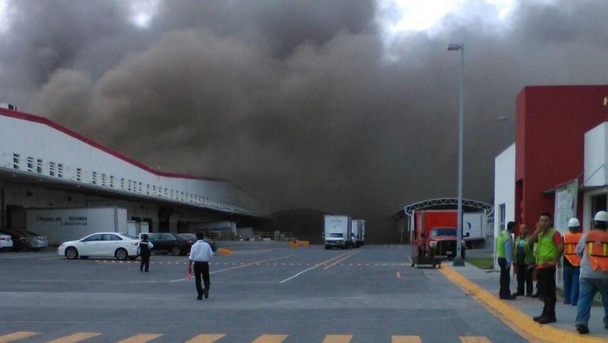 Incendio en planta de LG en Apodaca - lg