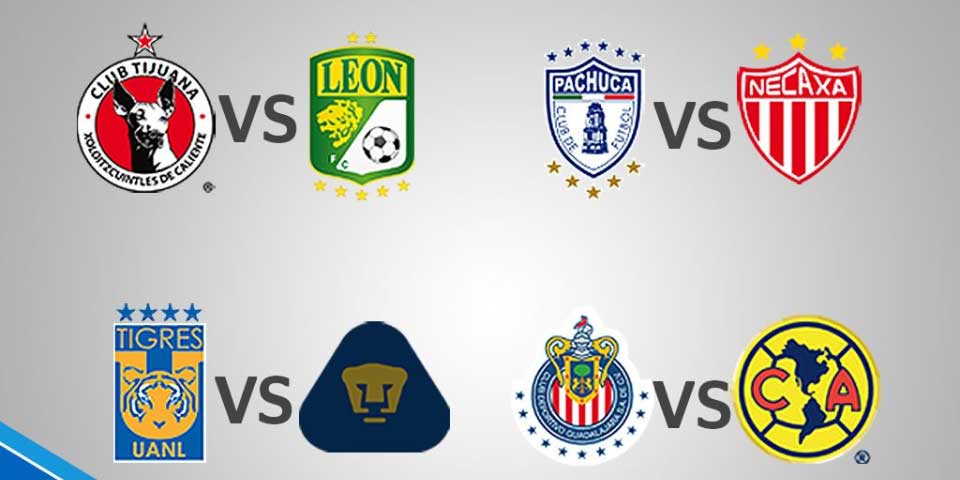 Anuncian horarios de los cuartos de final de la Liga MX