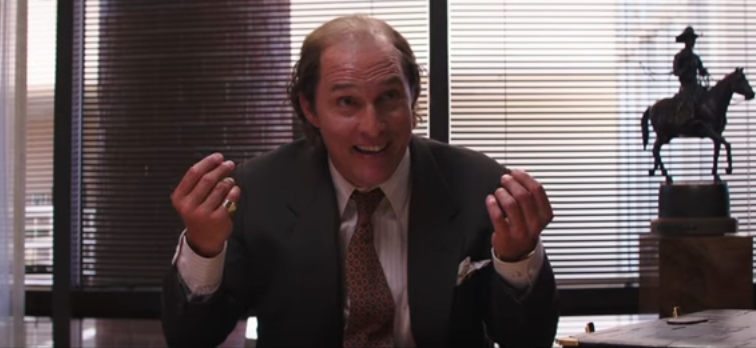 Matthew McConaughey sube más de 20 kilos para una película