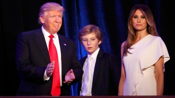 Melania y Barron Trump no se mudarán a la Casa Blanca