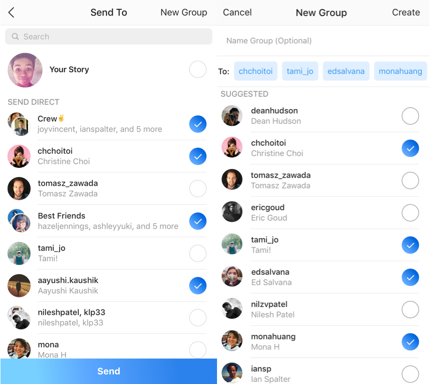 Instagram permitirá transmisión en vivo y agrega mensajes que desaparecen - mensajes-instagram-2