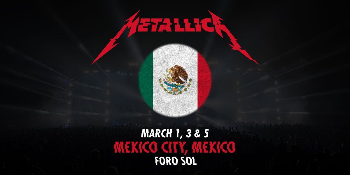 Metallica abre tercera fecha en la Ciudad de México