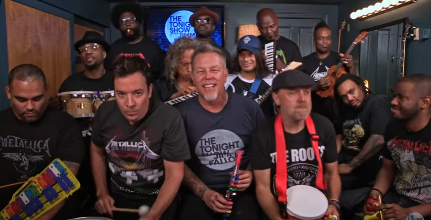 Video: Metallica toca Enter Sandman con instrumentos de juguete
