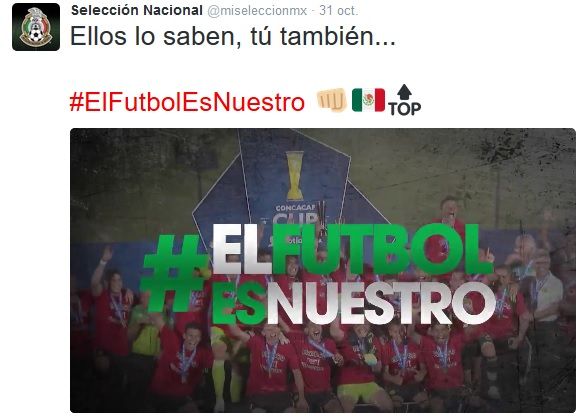 Calientan partido entre México y EE.UU. en Twitter