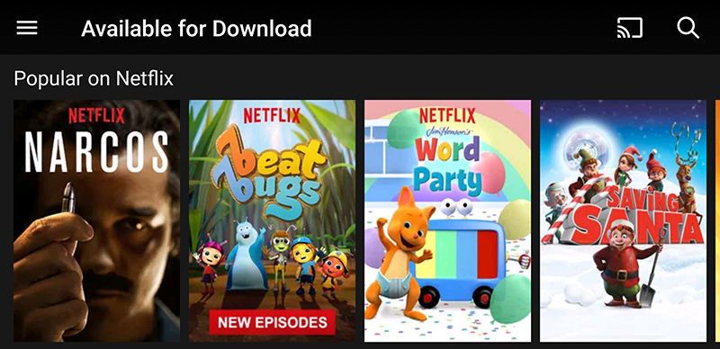 Películas y series de Netflix ya están disponibles offline - netflix-download