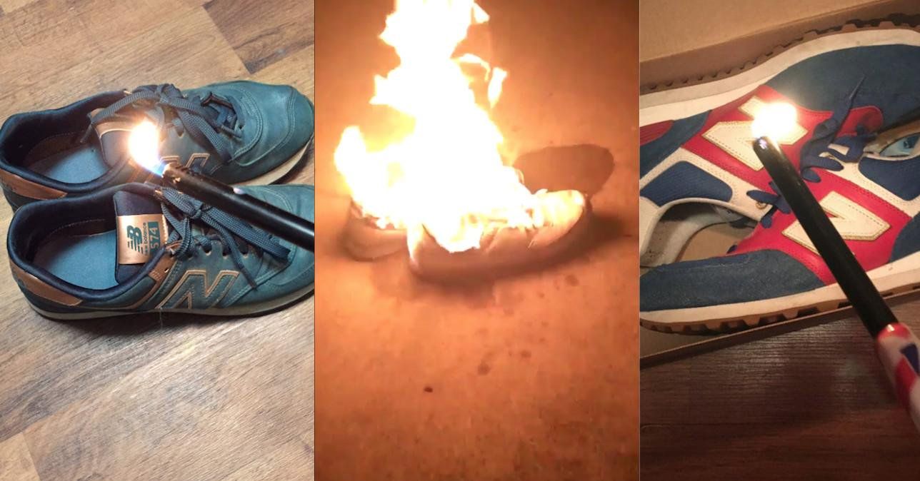 Reebok regala tenis nuevos a usuarios que quemaron sus New Balance