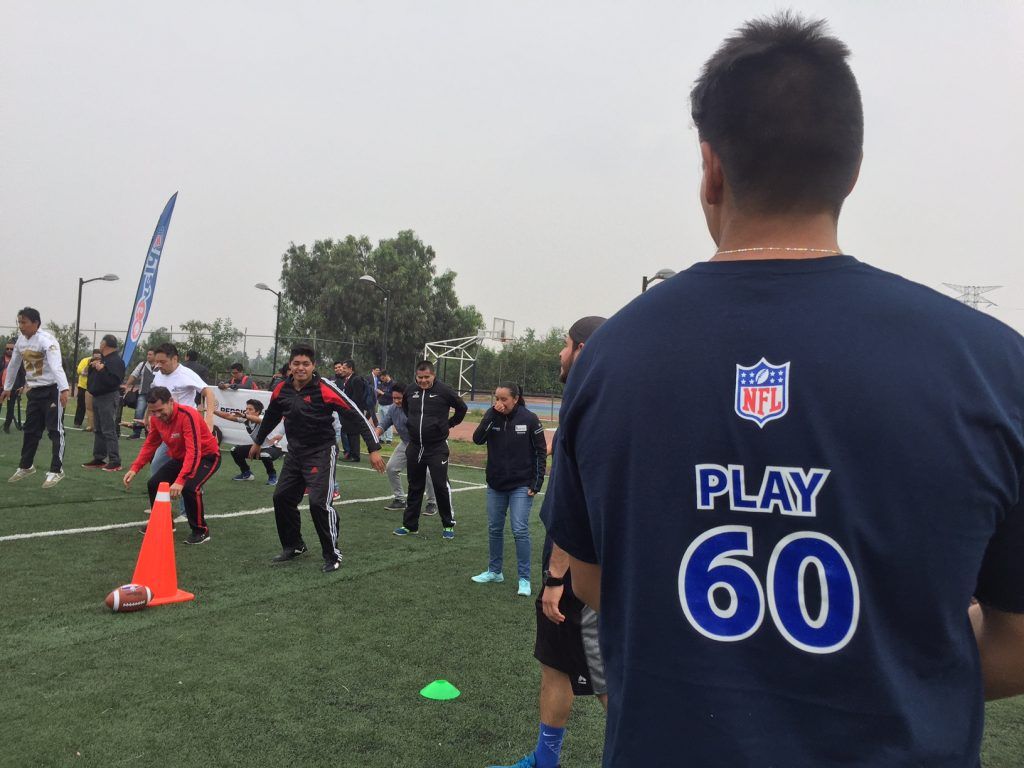 Promueve la NFL la activación física en escuelas mexicanas - nfl-play-60-1024x768