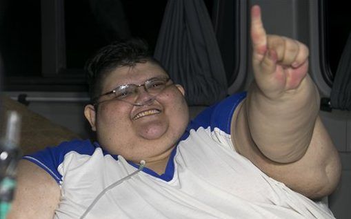 Trasladan a hombre de 500 kilos a Guadalajara para recibir tratamiento Trasladan a hombre de 500 kilos a Guadalajara para recibir tratamiento