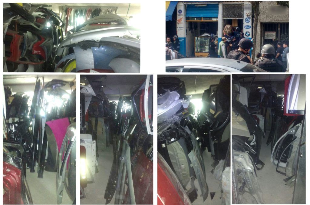 Aseguran 10 toneladas de autopartes en la colonia Buenos Aires - operativo-1024x677