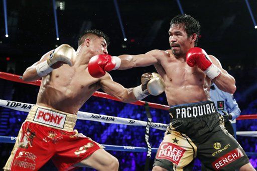 Pacquiao conquista el cinturón de peso Welter - pacquiao-vargas