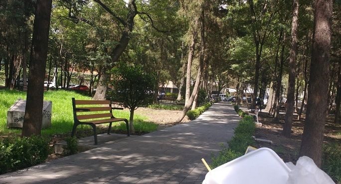 Parque en Polanco lleva dos años en rehabilitación