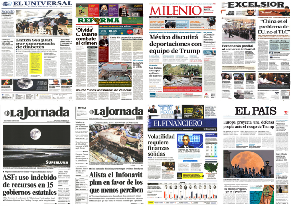 Donald Trump continúa acaparando la atención de México y el mundo - periodicos-1
